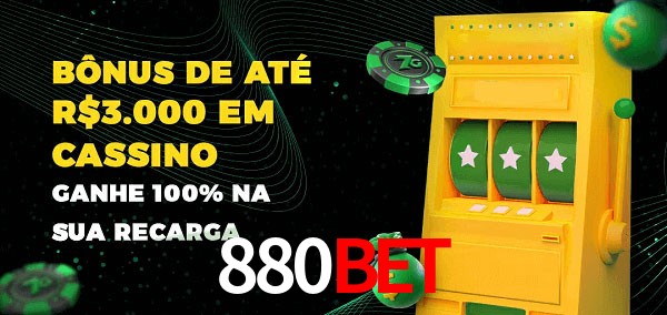 880BET melhor bônus de depósito